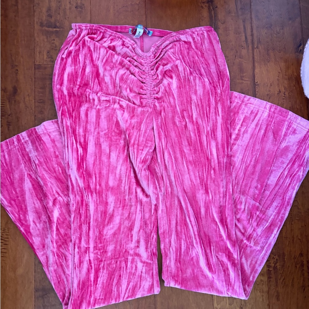 Urban Outfitters Pink Velvet Pants